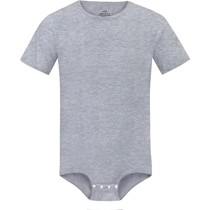 Комбінезон чоловічий Littleforbig з бавовни, вільний крій (сірий темно-сірий, L)