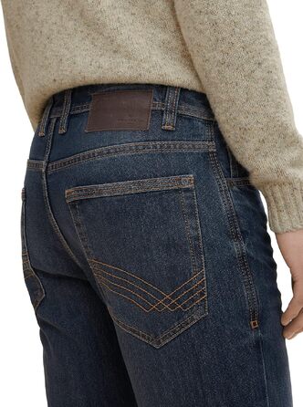Чоловічі джинси Tom Tailor Marvin Straight, прямий крій, Mid Stone Wash Denim, розмір 34W/32L