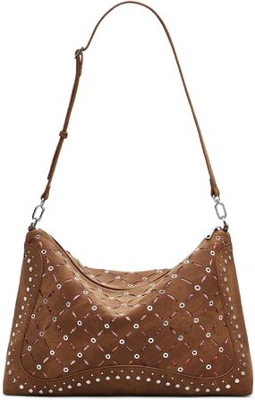 Жіноча сумка через плече Desigual Leiria Yankee, колір верблюжий (camel brown)