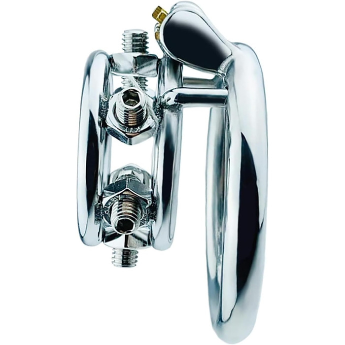 Сталевий кільцевий роздільник яєчок (Doul) з шипами для чоловіків. Кольце для яєчок, розтягувач яєчок, CBT, Бондеж, інтимні іграшки. Діаметр 45 мм