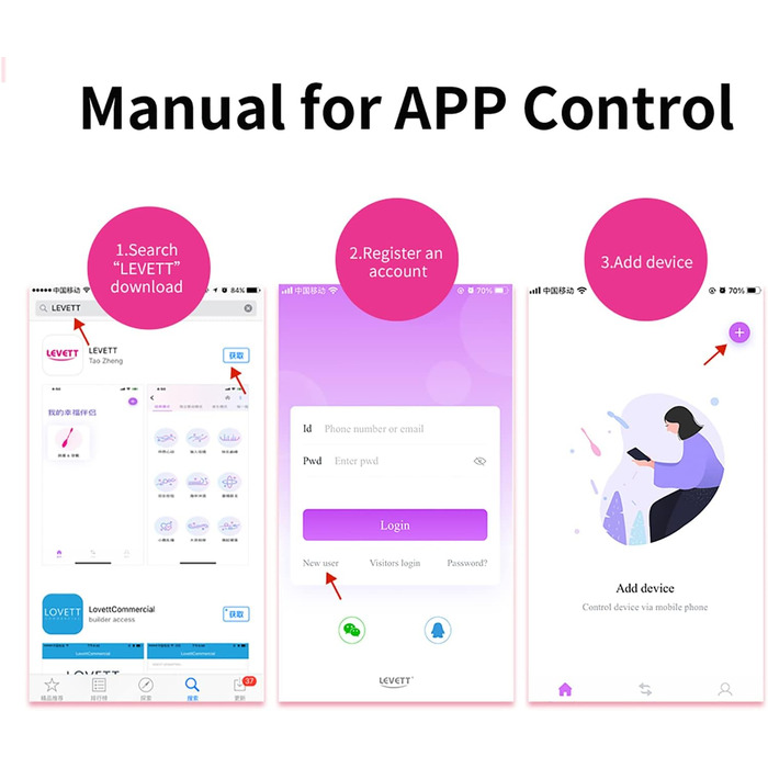 TOUNID Kugelvibrator: вібро-яйце з 9 режимами, керування через додаток, електричний стимулятор G-точки, аналплаг, для чоловіків та жінок