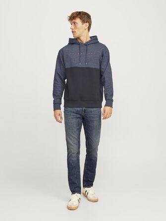 Чоловічі джинси Jack & Jones Regular Fit JJICLARK синього кольору, Denim