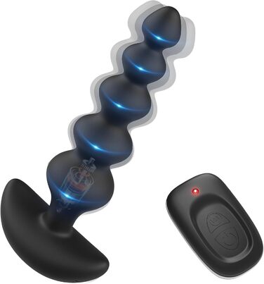 Вібратор анальний для початківців Yivans з пультом дистанційного керування, 16 режимів, тиха робота, для жінок та пар