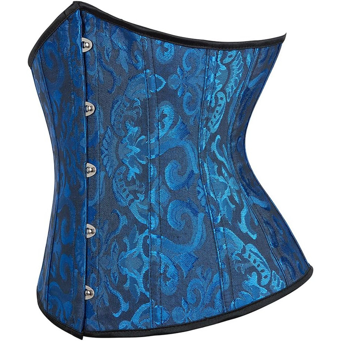 Корсет для фігури KUOSE для жінок, корсет-формувач, корсет для живота, великі розміри (30-32, темно-синій)