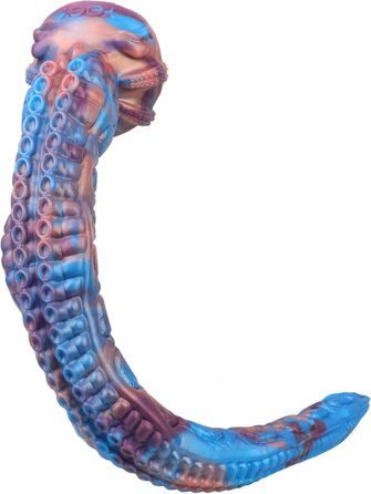 Анальний статевий іграшка-монстр з крапчастим дизайном, силікон, XXL - для чоловіків та жінок