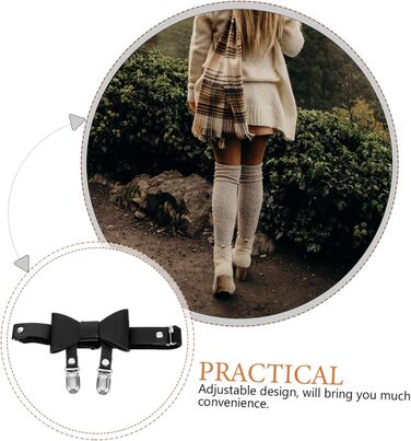 Жіночі накладки на ноги DEARMAMY - 2 шт. (Чорний)