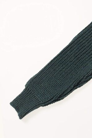 Чоловічий класичний в'язаний светр Aran Crafts, колір мох (зелений), розмір XXL