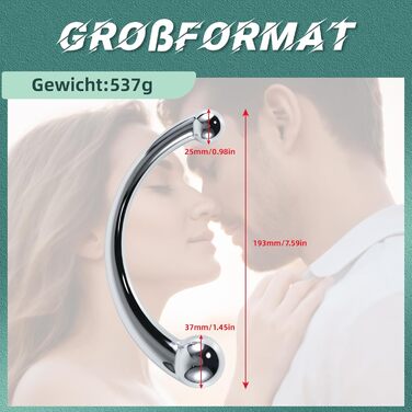 Анальний плагін AMZABEE з подвійним наконечником, металевий, масажер G-точки, дildo, унісекс, для дорослих