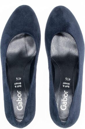 Жіночі туфлі-човники Gabor Fashion-41.400, сині (Blau River 46), розмір 35 EU