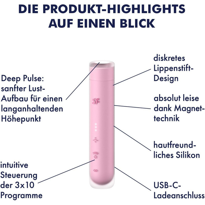 Вібратор Satisfyer First Kiss для жінок: стимуляція клітора, секс-іграшка для задоволення | Adult Toys