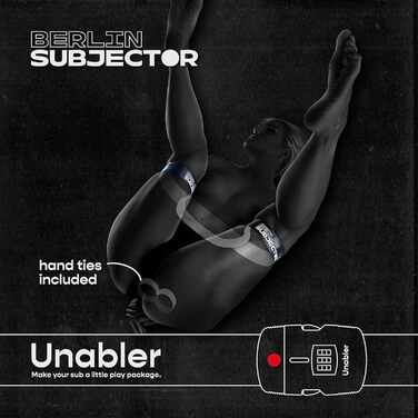 Subjector® Unabler: Набір для БДСМ-ігор для пар, німецька якість. Феттери, наручники, для жінок та чоловіків. Ідеально для початківців та досвідчених користувачів.