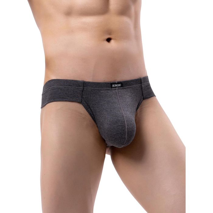 Танга чоловічі iKingsky з модалю, 6 шт. у пакунку, сексуальні, бразильські, з вирізом для підтримки, чоловіча білизна