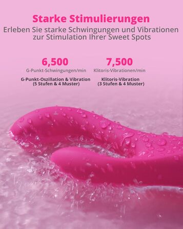 LOVENSE Osci 3 Rabbit - вібратор для жінок з керуванням через додаток, масажер G-точки та кліторального стимулятора, з двома моторами та бездромовим пультом керування