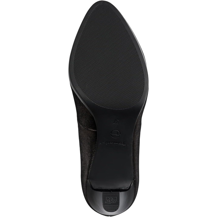 Жіночі туфлі-човники Tamaris Vegan Elegant, колір Pewter (сріблястий), розмір 38 EU