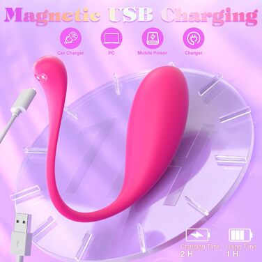 Вібратор жіночий з пультом дистанційного керування, 9 режимів, для інтимної насолоди. Іграшка для дорослих, червоний.