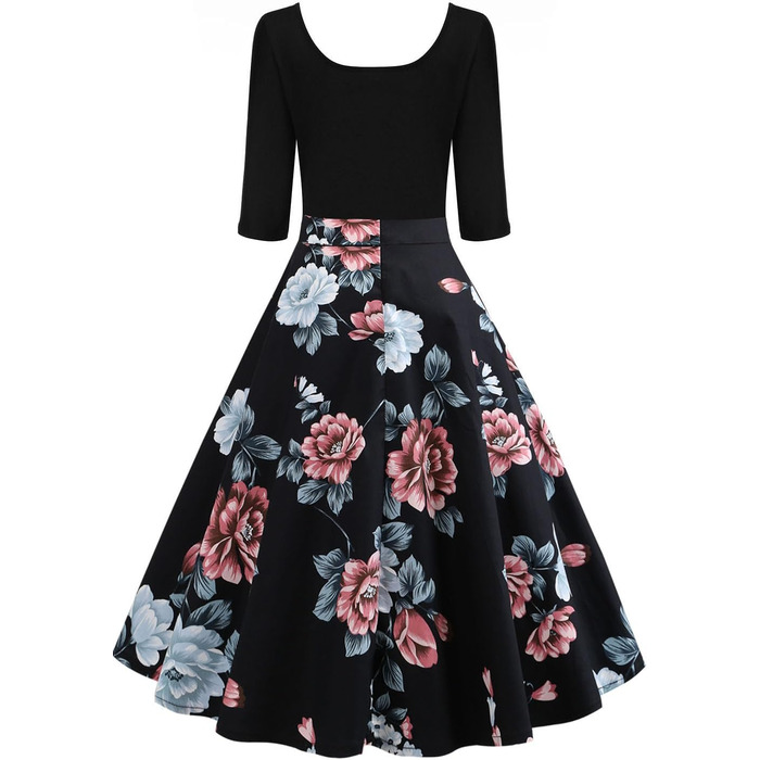 Сукня жіноча AXOE в стилі 60-х, Rockabilly, рукав 3/4, розмір L