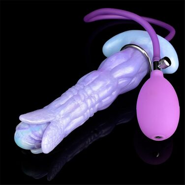 Анальний плагін з кульками Axcroo з силікону - 5 кульок, надувний, анальний ділдо, іграшка для дорослих, для жінок та чоловіків