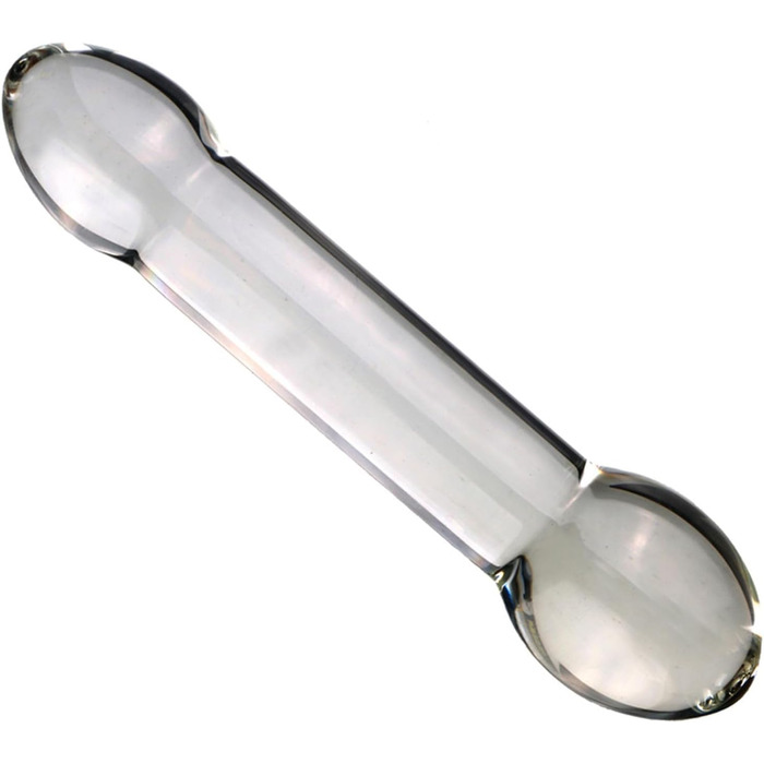 Скляний анальний плагін XXL: великий, гладкий, для чоловіків та жінок. Скляний ділос, анальні кульки, плагін для анального сексу. Матеріали: скло, кришталь.