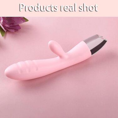Вібратор Rabbit Rosa: 10 режимів, для клітора та G-точки, масажер для жінок та пар
