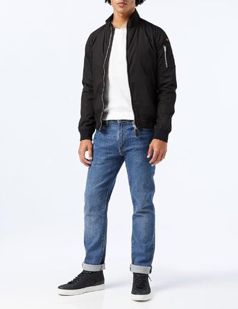 Чоловіча шкіряна куртка Schott NYC Kenny, чорна