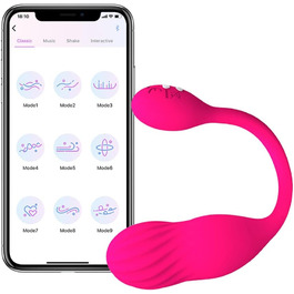 Вібратор-булет з АРП та Bluetooth для жінок: стимуляція клітора та G-точки, 9 режимів, вібруюче яйце. Інтимні іграшки для дорослих