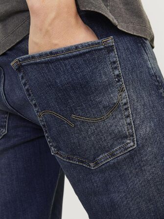 Чоловічі джинси Slim Fit JACK & JONES синього кольору, денім (33W / 32L)
