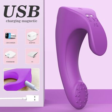 Вібратор для пальця Jinqian з 9 режимами вібрації - для клітора та G-точки. Міні-вібратор для жінок, секс-іграшка