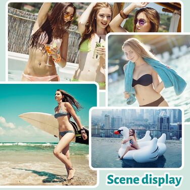 Спортивний двочастинний купальник-бікіні з сіткою для жінок. Push-up, висока талія, чорний.