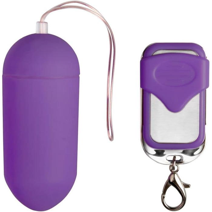 Вібро-Ей: Вібруюче яйце з пультом дистанційного керування - фіолетовий