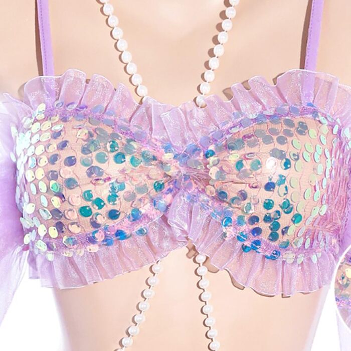 Костюм русалки для косплею JasmyGirls: сексуальний наряд для Хелловіну, аніме, вечірки, фестивалю. Kawaii костюм принцеси, maid outfit з блискітками