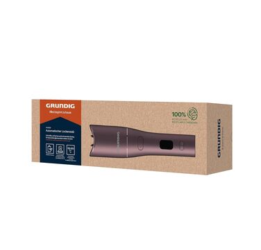 Автоматичний стайлер для завивки волосся Grundig EasyCurl HS 6230, бездротовий керамічний плойка для локонів, 3 температурні режими, LCD-дисплей, фіолетовий