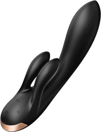 Satisfyer Double Flex Connect: вібратор-зайчик з Bluetooth-керуванням | Для жінок | Водостійкий (IPX7) | Силікон преміум-якість | Інтимні іграшки | Перезаряджається