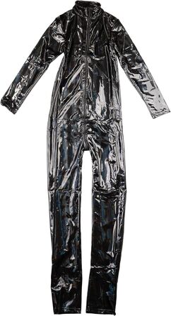 Комбінезон чоловічий з лакованої шкіри (PVC) Rubberfashion, цілісний, з довгим рукавом, кольоровий, 3D ефект, модель M