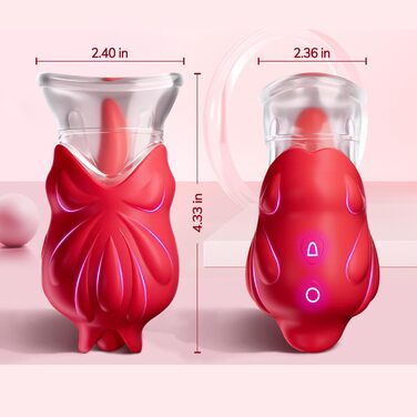 Вібратор ChicLSQ для жінок – 2-в-1 для стимуляції клітора, 10 режимів лизання та 10 режимів відсмоктування, іграшки для дорослих