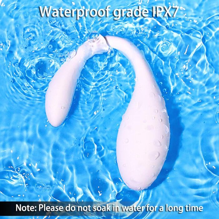 Вібратор для жінок та пар з 9 режимів вібрації, керування через додаток, тихий та потужний, білий