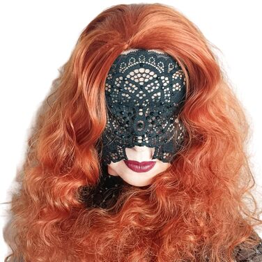 Ручна мереживна маска на обличчя з стразами для жінок, чорна маска для маскараду, балу, карнавалу, весілля, бурлеску, косплею, Марді Гра