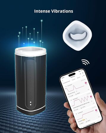 LOVENSE Calor Bluetooth - чоловічий мастурбатор з глибоким керуванням, автоматична вібрація, підігрів, секс-іграшка для чоловіків