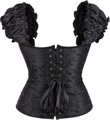 Чорний топ-бюстгальтер Korett для жінок, з шнуруванням, розмір XXL, для вечірок та роботи