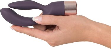 You2Toys Elegant Vibrator Double Vibe - вібратор Double Vibe Elegant від You2Toys, двофазний вібратор для жінок та пар, 10 режимів вібрації, фіолетовий/рожеве золото