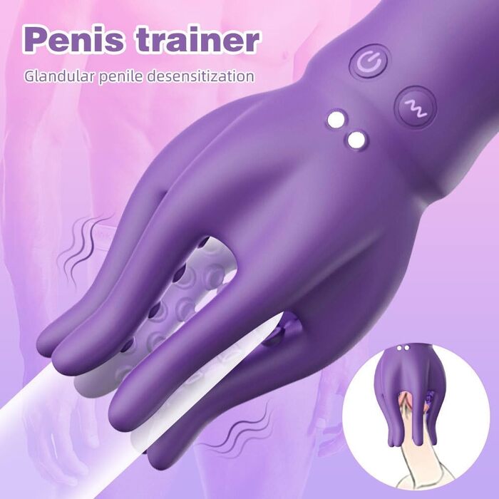 Вібраційний анальний дildo 2-в-1 з 9 режимів вібрації та стимулятором для чоловічих та жіночих статевих органів