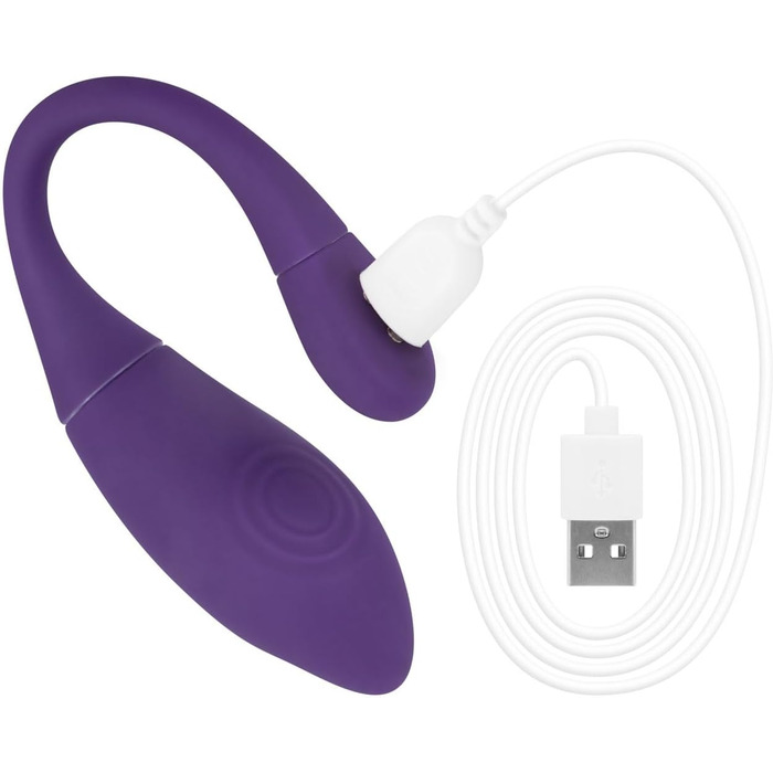 AMORELIE Joy – Вібро-яйце Cha-Cha для жінок з керуванням через додаток | Водонепроникне, силікон, фіолетовий