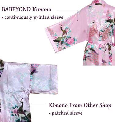 Халат жіночий довгий шовковий, квітковий принт, Babeyond. Ідеальний для дому, відпочинку та вечірок. Однорозмірний.