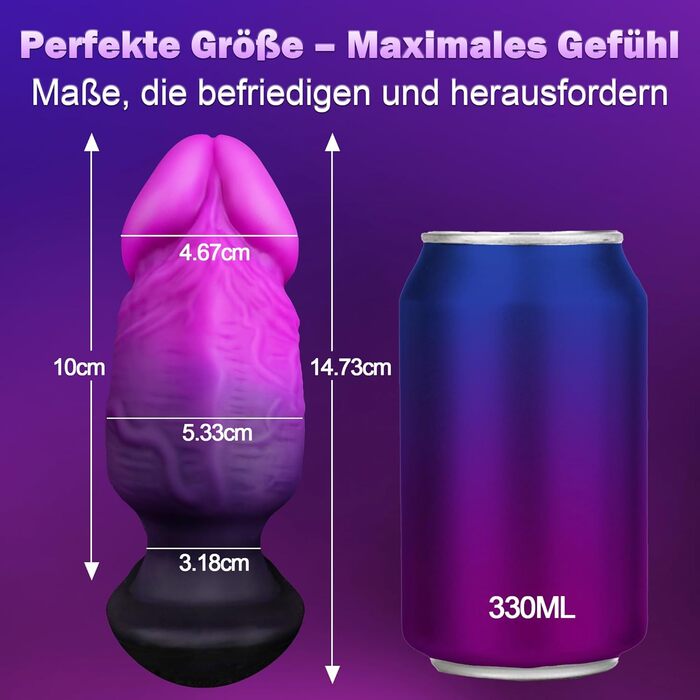 Анальний плагін для чоловіків та жінок, XXL, силіконовий, реалістичний, для початківців - секс-іграшка для анального задоволення