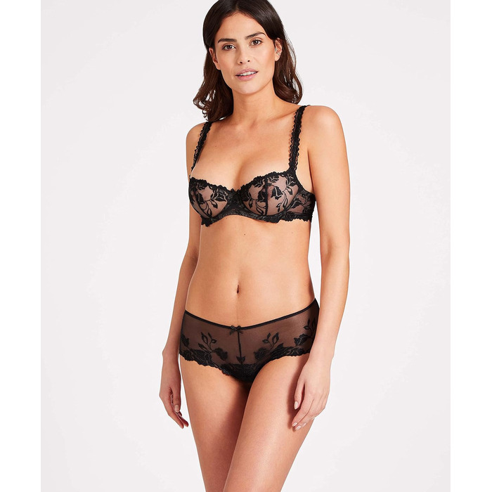 Aubade Softessence Hipster: жіночі труси, не прозорі, XS, чорний колір