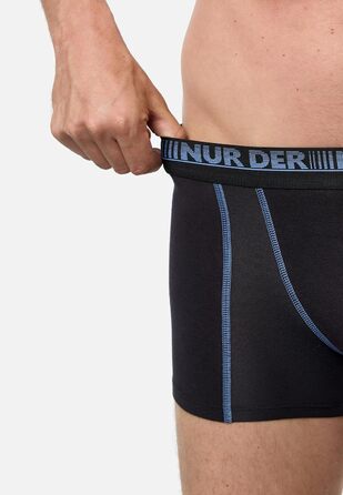Боксер чоловічий 3 шт. 3D-Flex Air, бавовна, чорний/джинс, чоловіча білизна