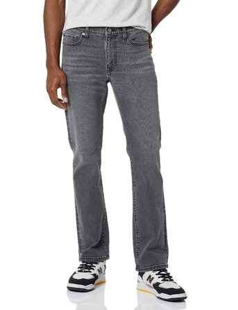 Чоловічі джинси Amazon Essentials Slim-Fit Stretch Bootcut, сірого кольору (29W / 30L)