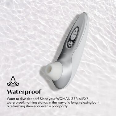 Womanizer Pro 40 - вібратор для клітора, 6 рівнів інтенсивності, водонепроникний, magenta