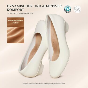 Жіночі туфлі-човники Dream Pairs на стійких підборах, білі, розмір 36 EU