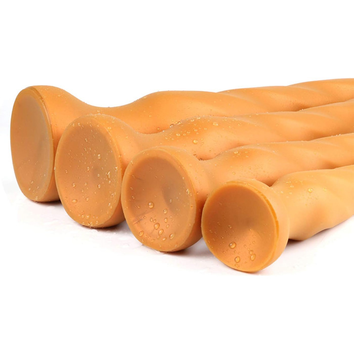 Анальний плаг Roluck для чоловіків, 54 см, м'який силікон, для початківців, з присоском, для масажу простати та анального оргазму