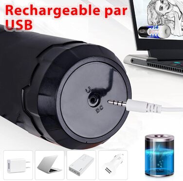 Автоматичний електричний статевий аксесуар з 5 режимами всмоктування та 10 вібраційними режимами, 3D силікон, стимулятор пеніса та вагіни